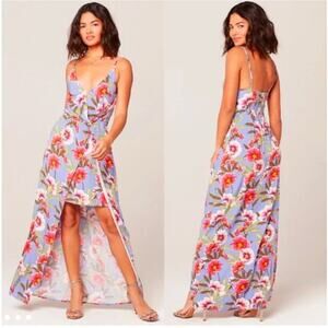Anthropolologie L*Space Riptide maxi Dress lost in Ibiza tropical print resort